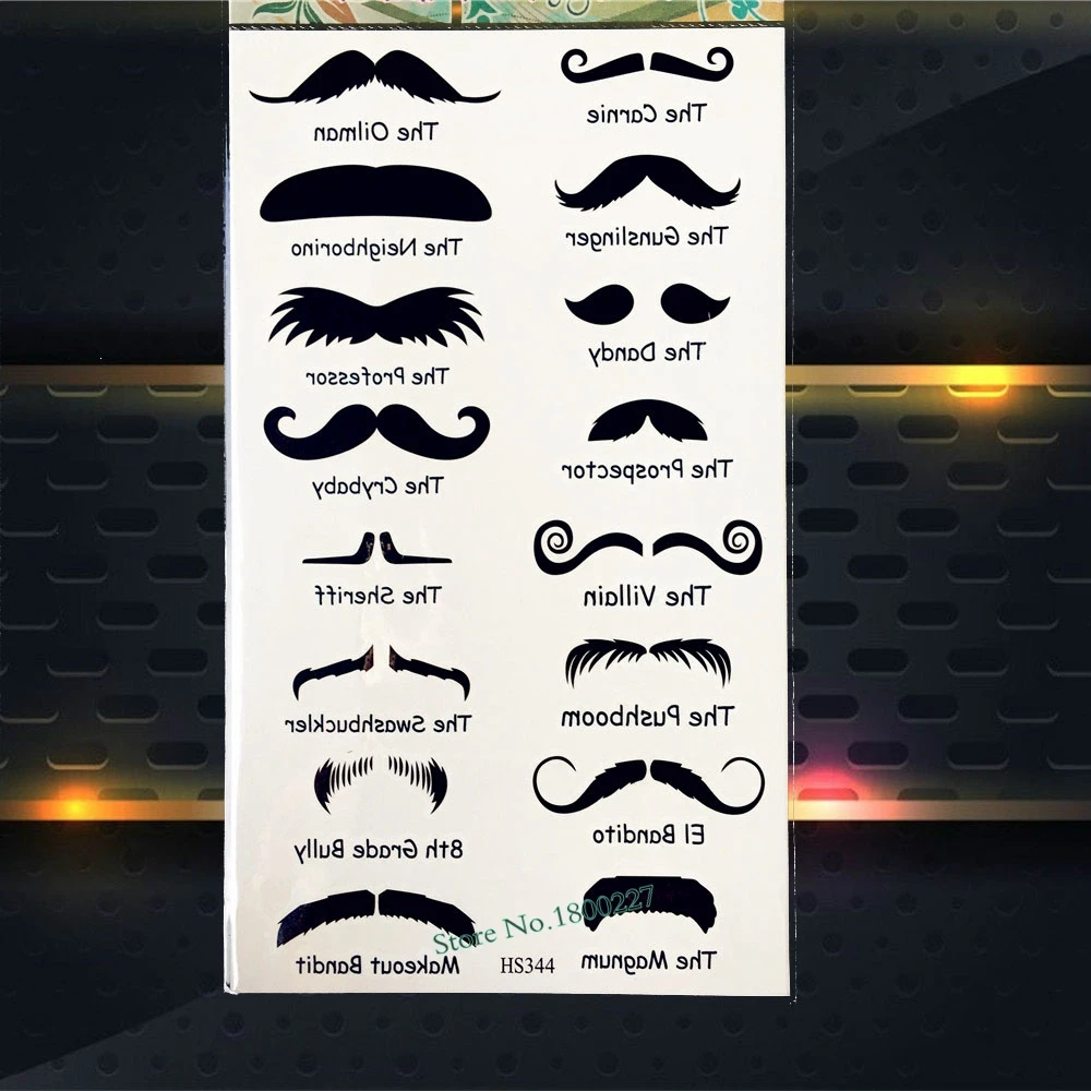 3D яркие волк зверь Временные татуировки дети Для мужчин Средства ухода за кожей