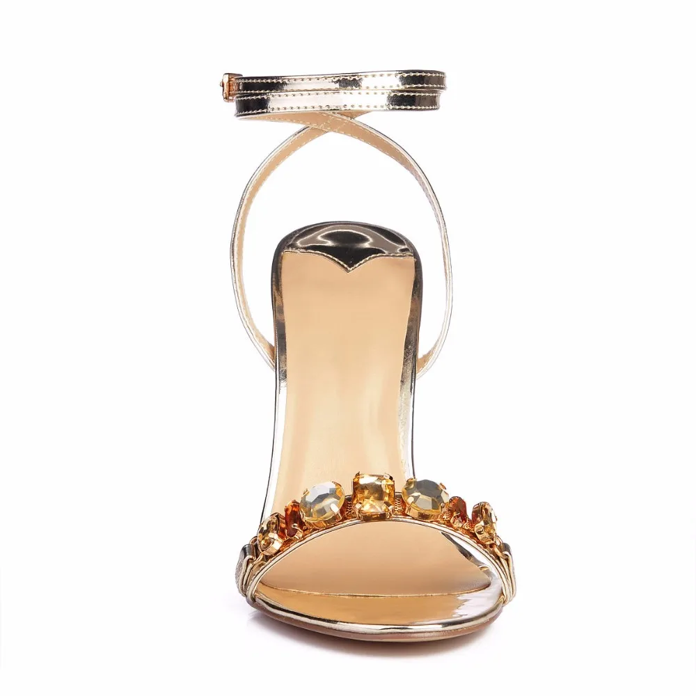 Новинка женские босоножки на высоком каблуке с ремешком и пряжкой лодыжке sandalias