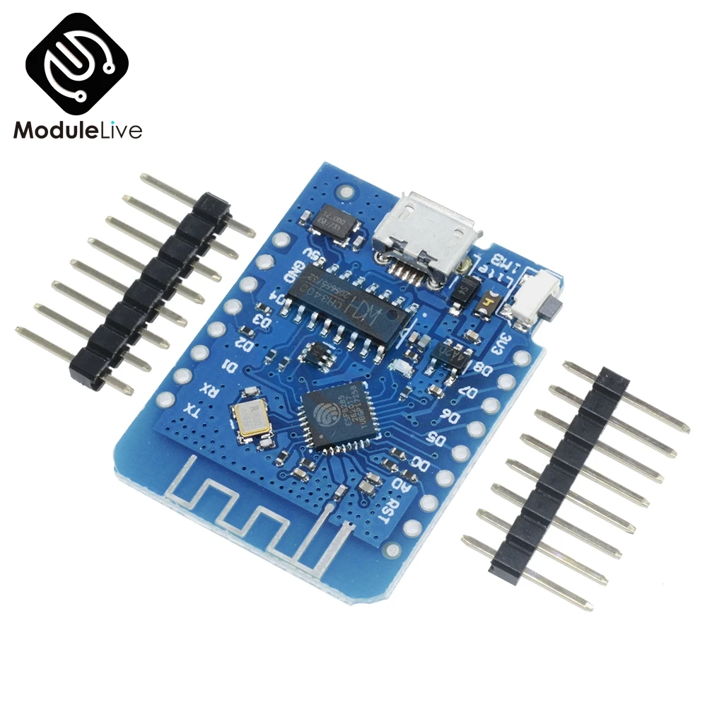 WEMOS D1 Mini CH340G CH340 G Wifi макетная плата ESP8285 ESP8266 микроконтроллер для Arduino NodeMcu Щит