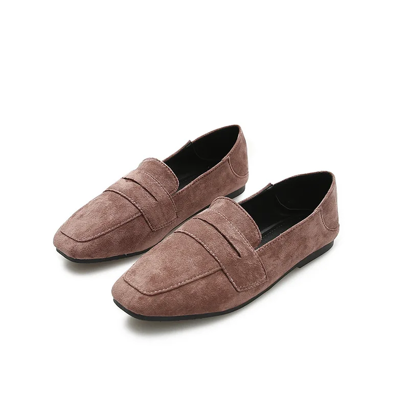 Классическая женская обувь на плоской подошве; zapatos mujer; женская обувь из плюша для работы; зимние теплые лоферы; дизайнерская женская обувь без шнуровки