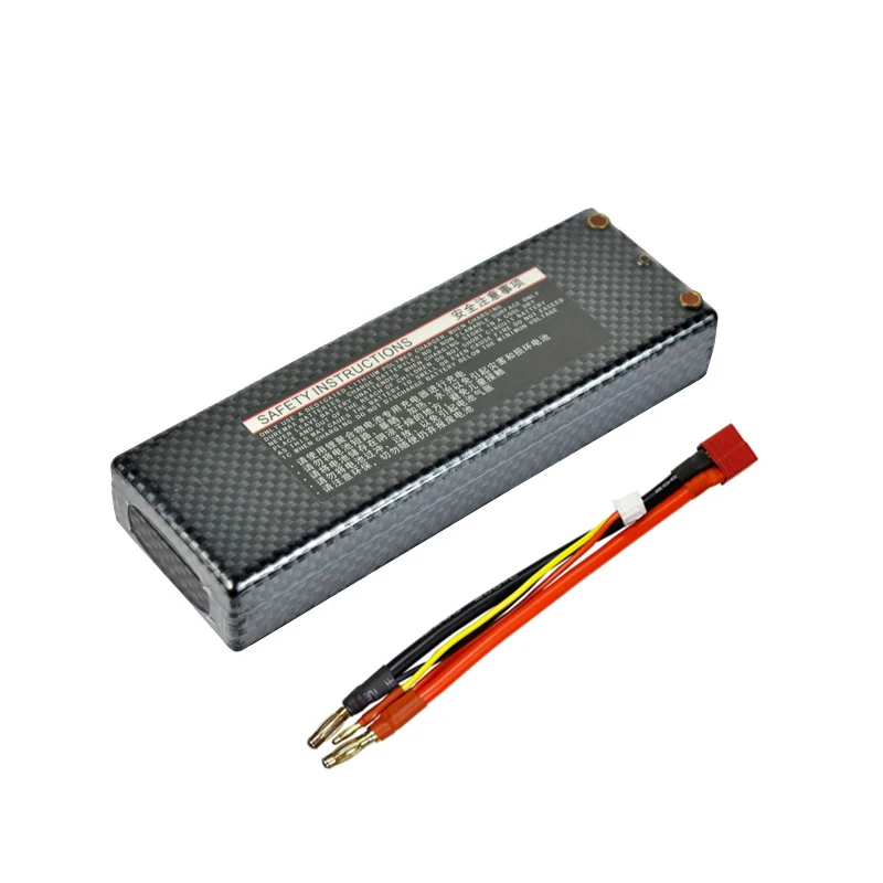 HRB Lipo 2S 7,4 V батарея 6000mah 60C Max 120C T штекер 4,0 мм пуля Жесткий Чехол Для RC 4X4 1/10 1/8 автомобилей Лодка RC запчасти