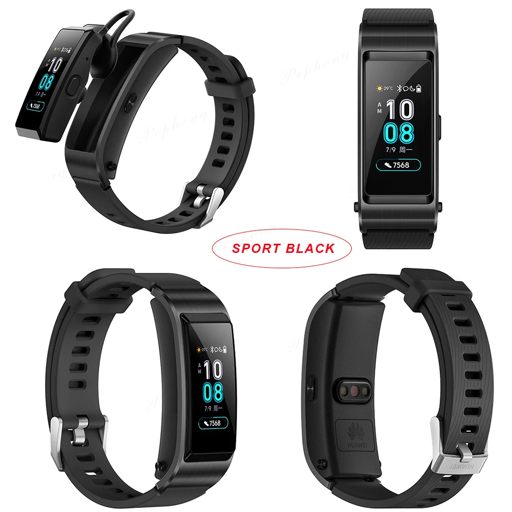 Bluetooth браслет Huawei TalkBand B5 оригинальные наручные часы с сенсорным AMOLED экраном