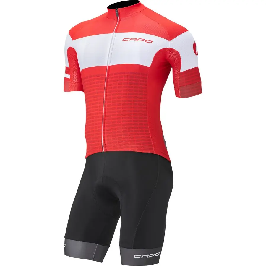 CAPO maillot ropa ciclismo hombre Pro Team Джерси для велоспорта MTB дышащая велосипедная куртка велосипедная короткая одежда велосипедные наборы - Цвет: sets