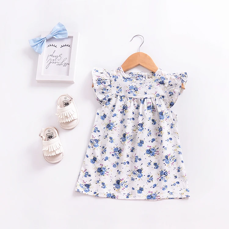 Платье принцессы в европейском и американском стиле с цветочным рисунком ретро