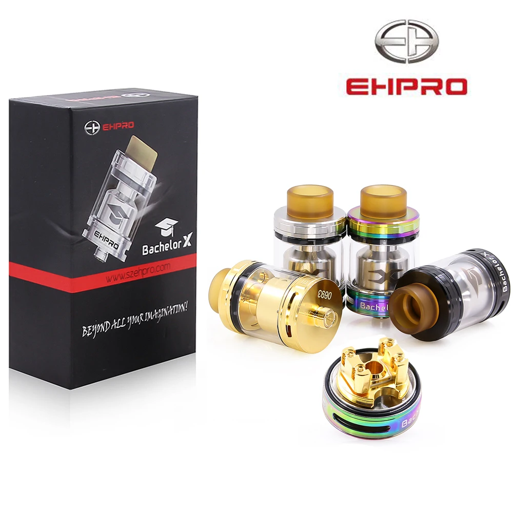 Оригинальный Ehpro холостяк X RTA бак 3 5 мл/5 0 мл емкость Ремонтопригодный распылитель