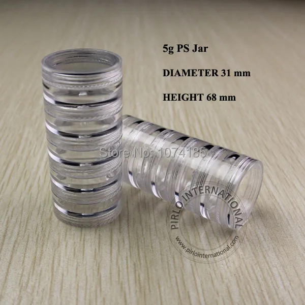 Бесплатная доставка! 5 шт./лот высокое качество г пустые косметические банки