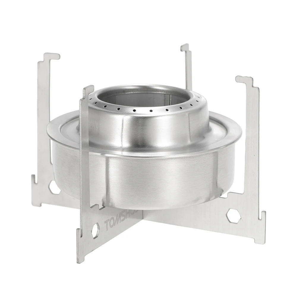 Портативная спиртовая плита походная складная из нержавеющей стали | Спорт и