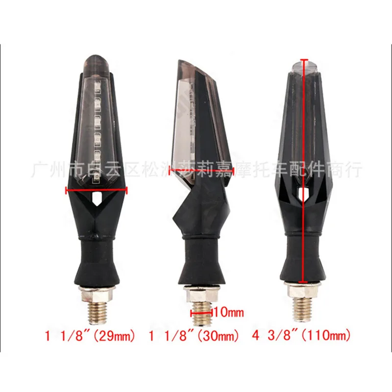 2 шт 12V универсальный мотоцикл сигнальные индикаторы мигают лампа Мото