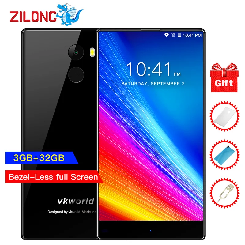 Vkworld Mix Plus 5 Full Экран 4G Android 7 0 смартфон 3 ГБ Оперативная память 32 Встроенная mtk6737