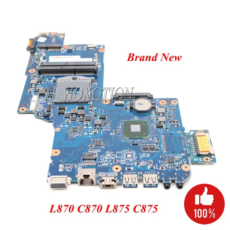 Материнская плата NOKOTION H000043480 для ноутбука toshiba satellite L870 C870 L875 17 3 дюйма HM76 HD4000 intel