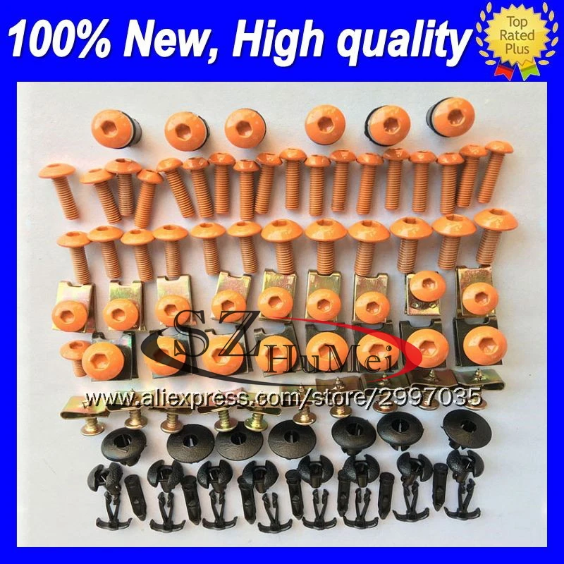 

Fairing bolt full bolts kit For HONDA CBR600F4i 04 05 06 07 CBR600 F4i 600 F4i 2004 2005 2006 2007 Windscreen screw screws Nuts