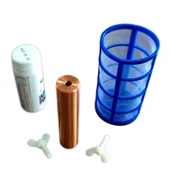 electrode anode chlorine free copper anode replacement for solar pool purifier use paper test stripe net guard brush