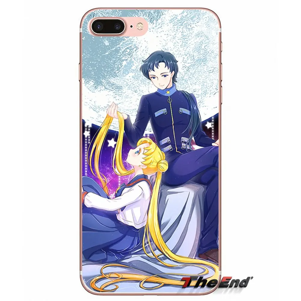 Sailor Moon Girl для Samsung Galaxy S2 S3 S4 S5 MINI S6 S7 edge S8 S9 Plus Note 2 3 4 5 8 Coque Fundas Чехлы мобильных
