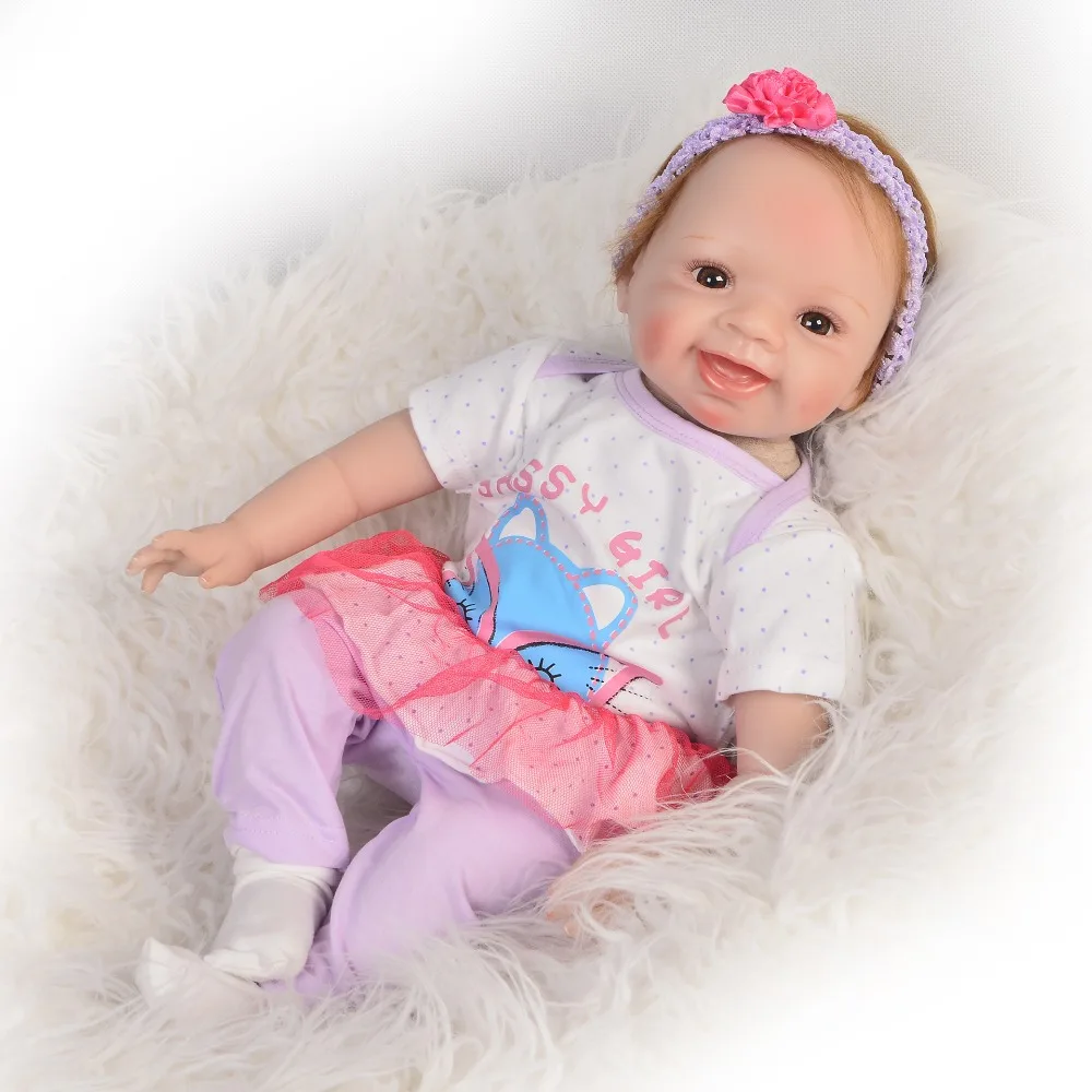 Кукла реборн силиконовая Реалистичная кукла-младенец подарок на день рождения