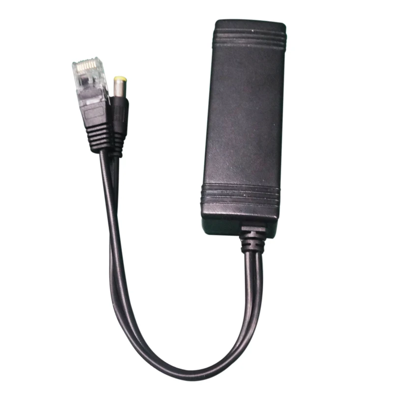 12V 1.25A активный изолированный разделитель POE 802.3AF 15 Вт POE 37 V-57 вольт с RJ45 Порты и разъёмы Поддержка 10/100 м PoE сети с помощью