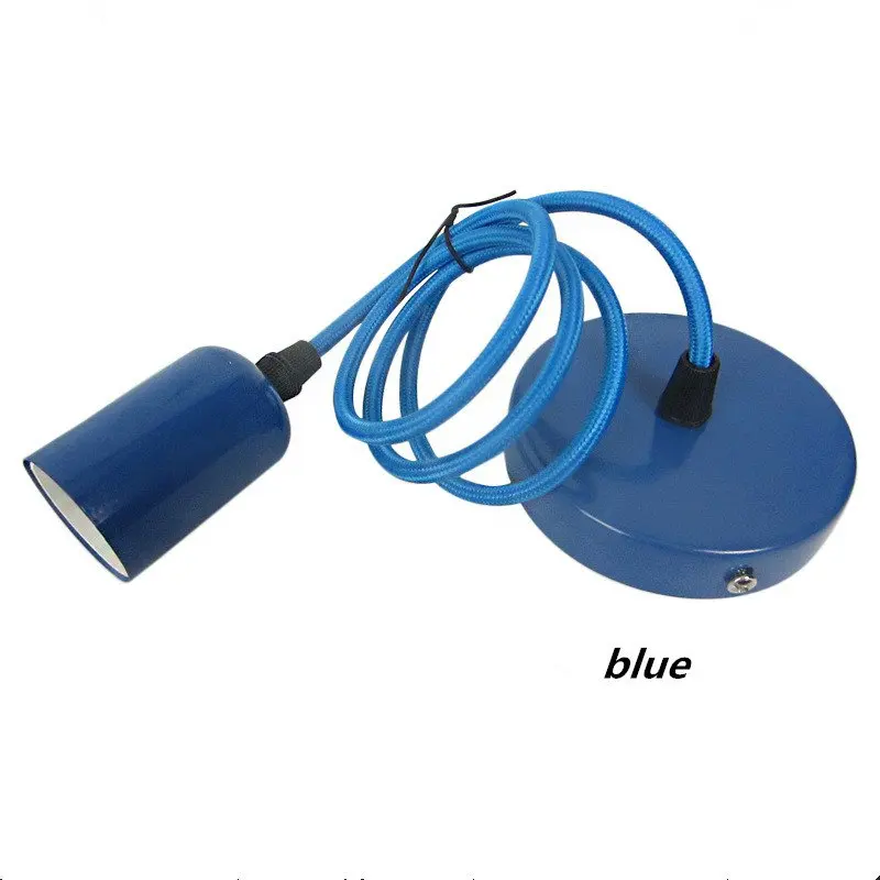 Винтажный Ретро современный красочный подвесной светильник для ресторана с