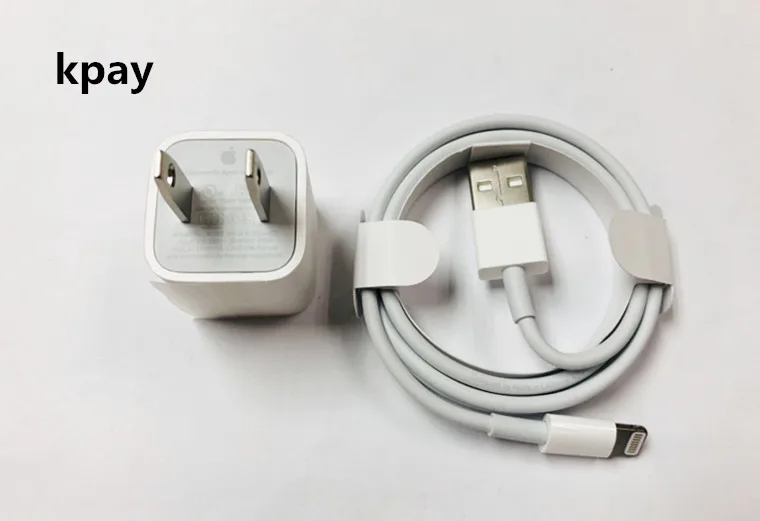 Kpay оригинальный штекер для путешествий USB настенное зарядное устройство Apple iPhone 7