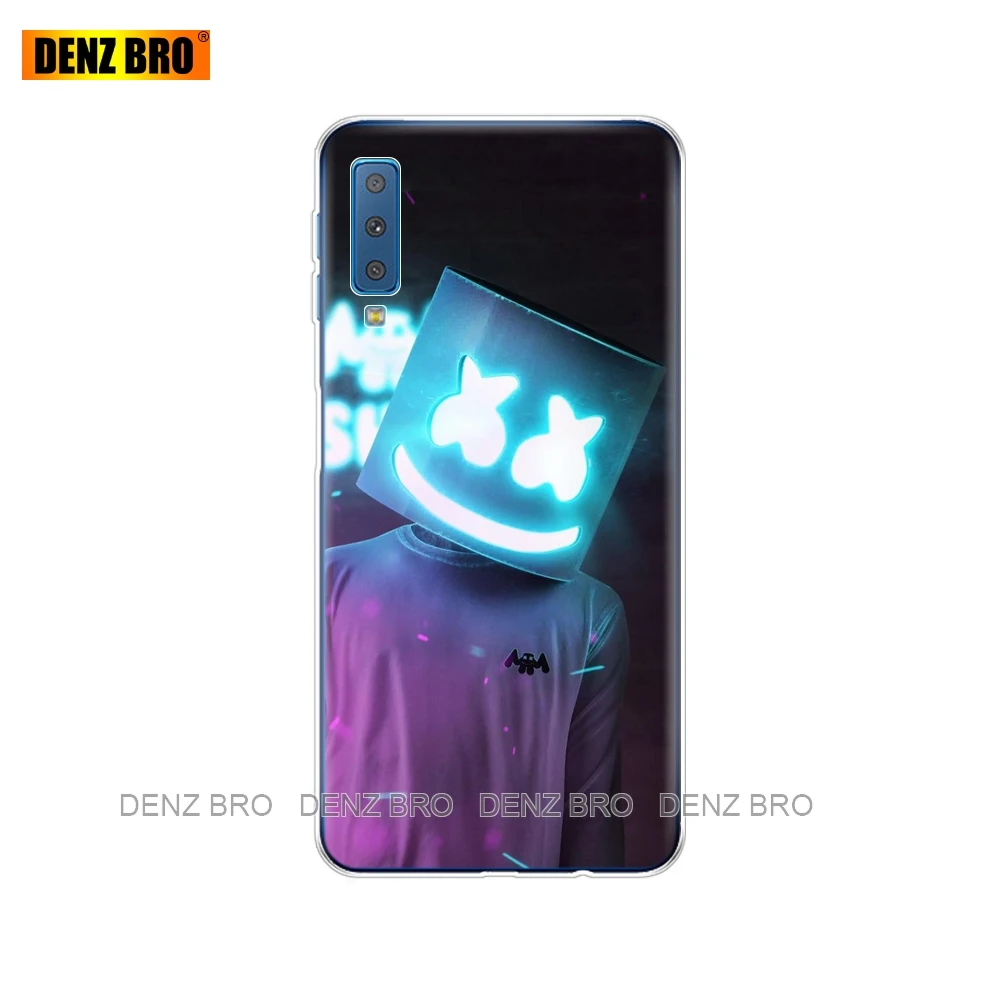 61783 Силиконовый чехол-накладка для samsung Galaxy A7 с красочным принтом для samsung A7 A750 A750F 6,0 дюймов - Цвет: 61783