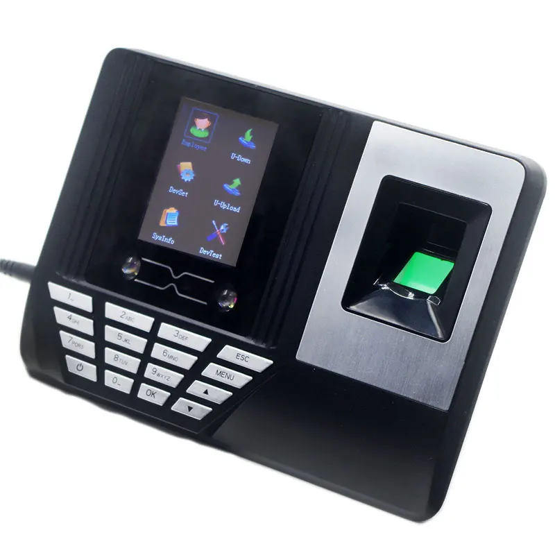 Countertop placed time attendance terminal table machine no need installation fingerprint realand | Безопасность и защита