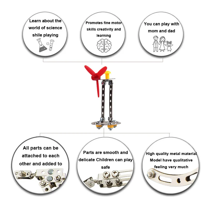 Металлическая Модель набор для сборки обучающая игрушка 3d | Игрушки и хобби