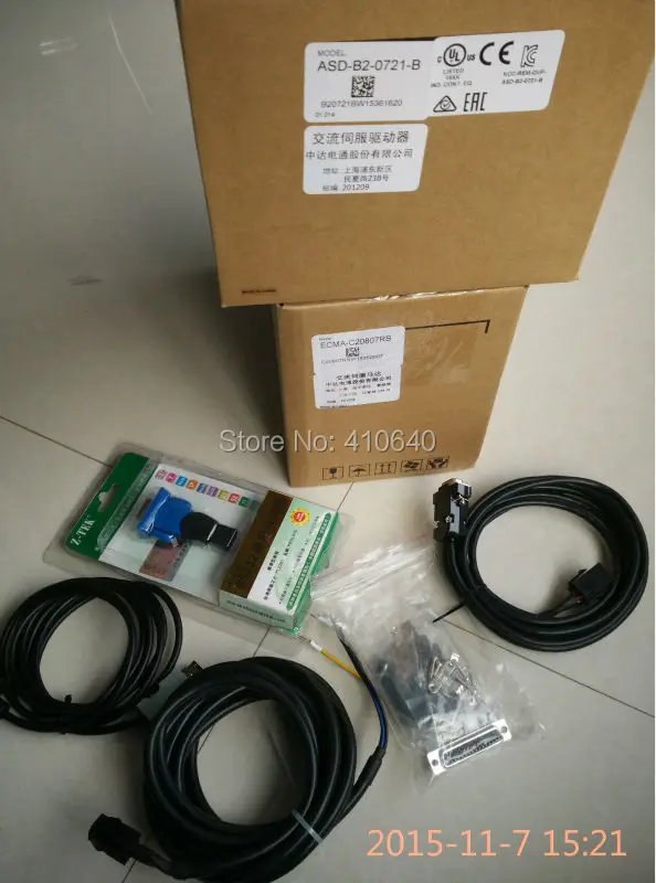 

Set Sales Genuine Delta AC Servo Motor 750W ECMA-C20807RS and Matching Delta AC Servo Motor Drive ASD-B2-0721-B Reliable Quality