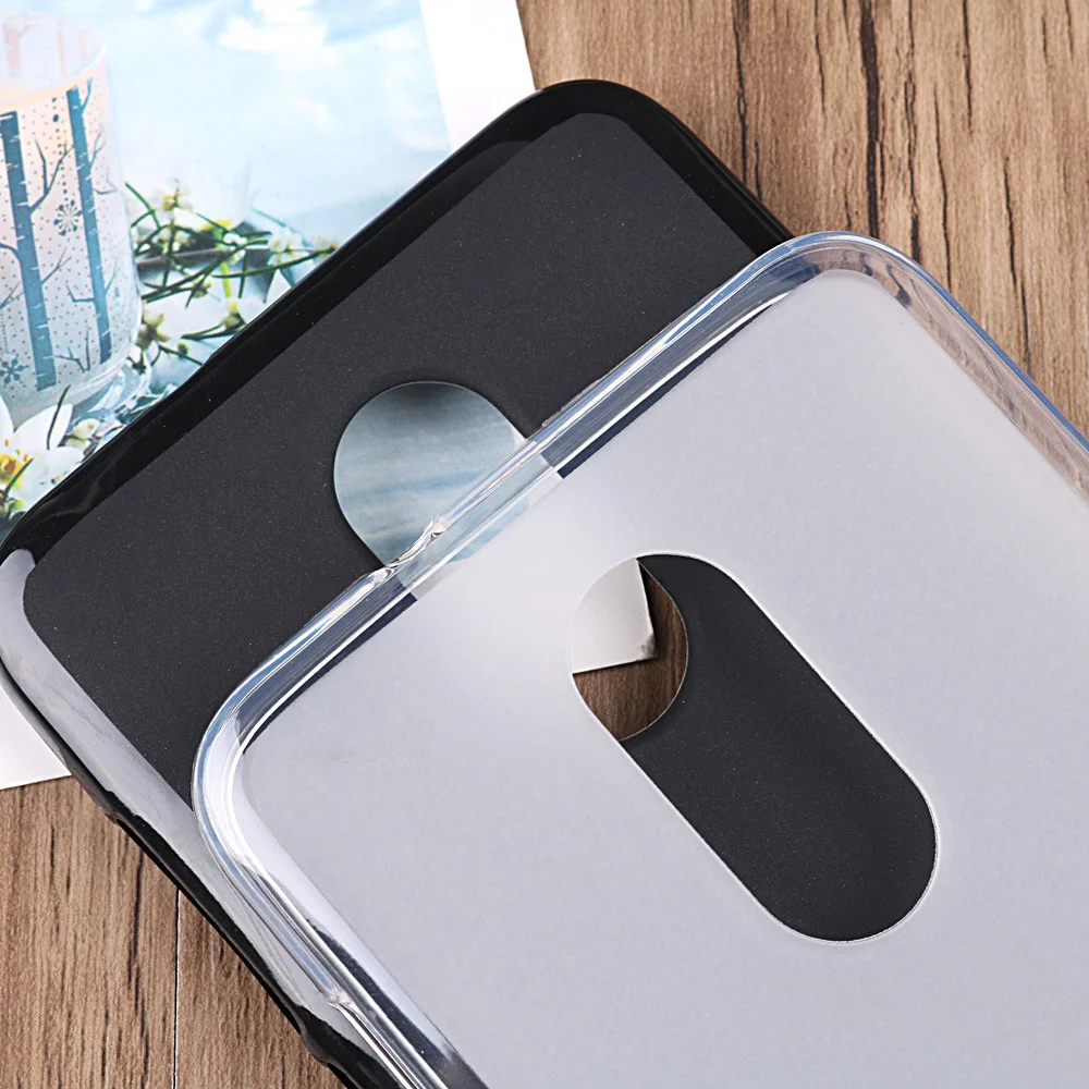 Цветной чехол-накладка из мягкого ТПУ для Alcatel A3 Plus 5 in 5011A Pudding противоскользящий