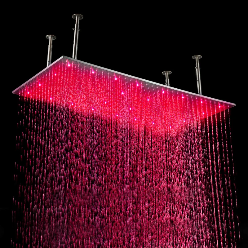 Душевая система с 3 мя сменными светодиосветодиодный 500*1000 мм|shower system|shower mixershower