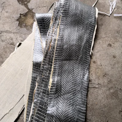 Высококачественный кожаный кошелек из натуральной змеиной кожи цельный