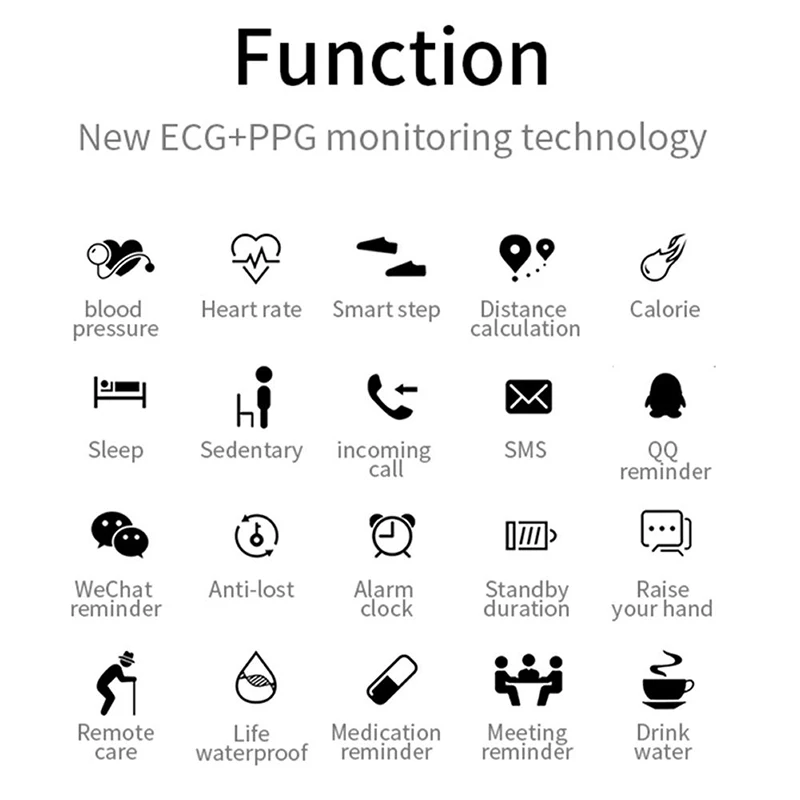 Умные часы R1 MAX ECG PPG водонепроницаемые спортивные режимы умные для мужчин