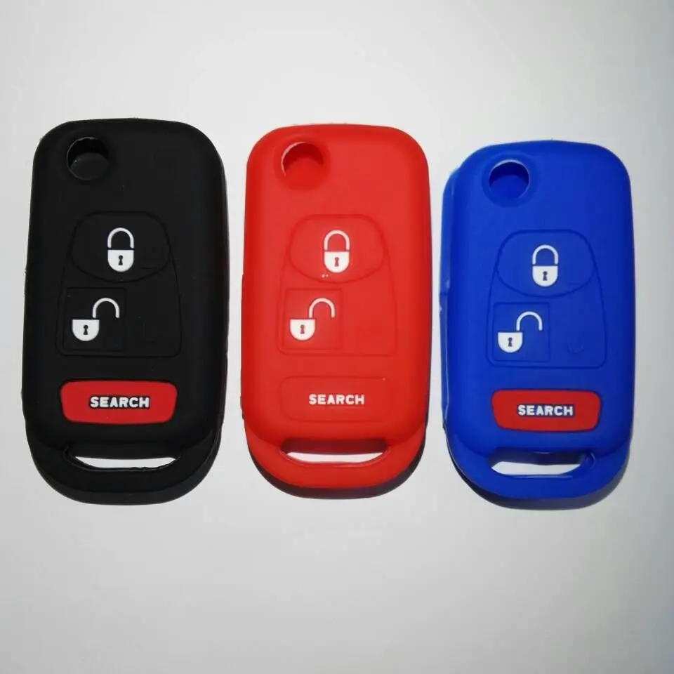 Силиконовый чехол протектор для Mahindra Болеро 3 кнопки дистанционного флип ключ