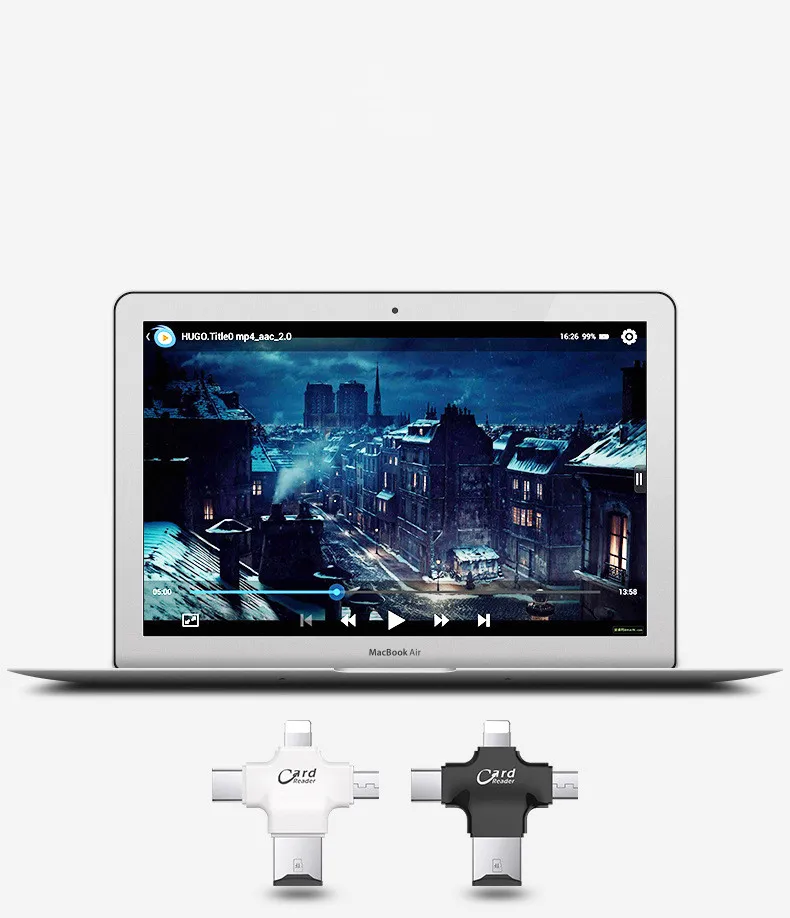 4 в 1 Type-c/Android/Micro USB/USB 2 0 Устройство чтения карт памяти Micro SD карты читателя для Android