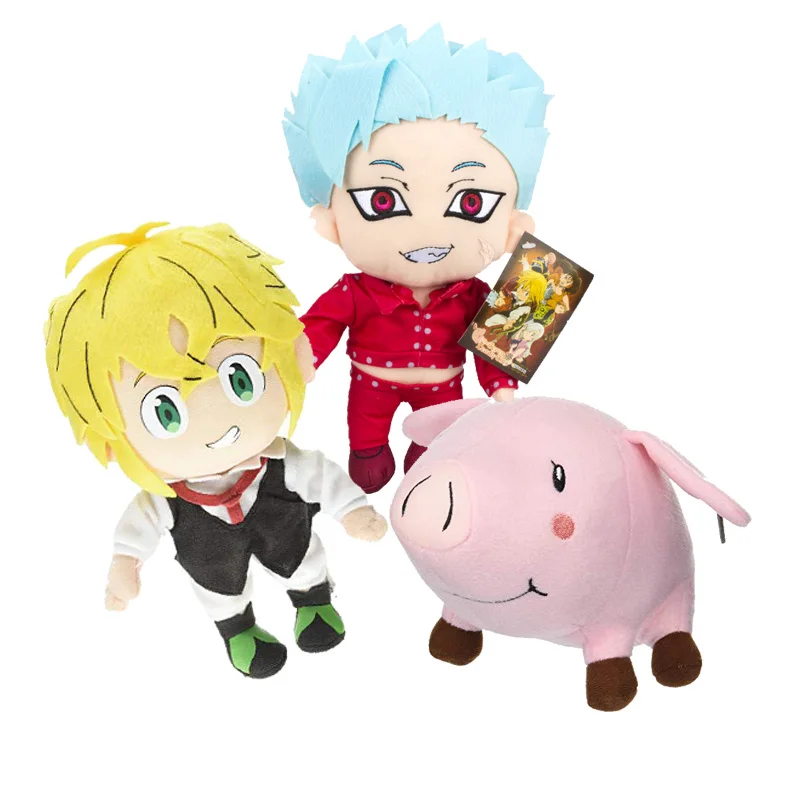 Аниме the Seven Deadly Sins melidas Ban Hawk плюшевые игрушки мягкие куклы Рождественский
