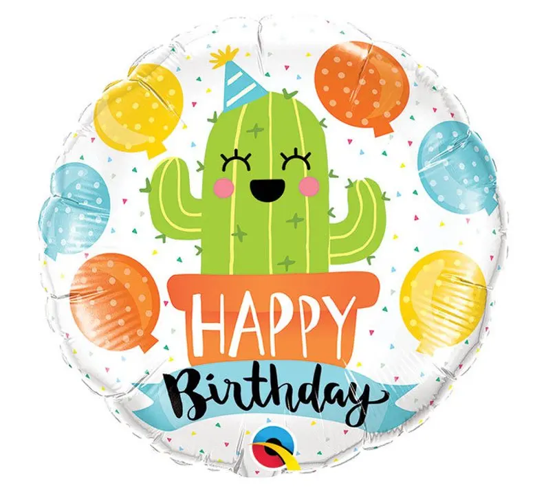 5 шт. 18 дюймов кактус испанский день рождения Feliz cumpleanos гигантский шар baby shower