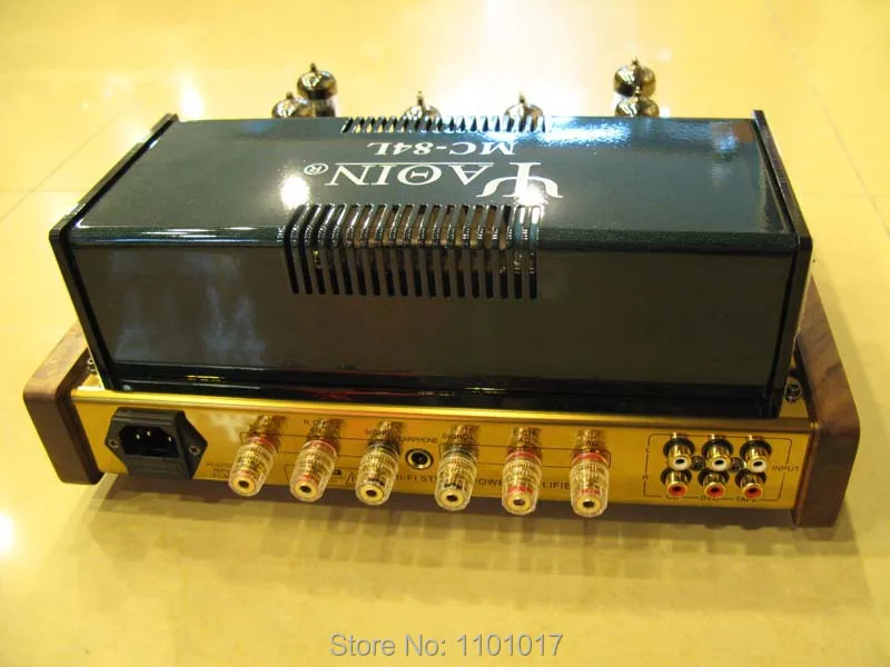 YAQIN MC-84L двухтактный ламповый усилитель HIFI EXQUIS класса А интегрированный 6p14 или EL84