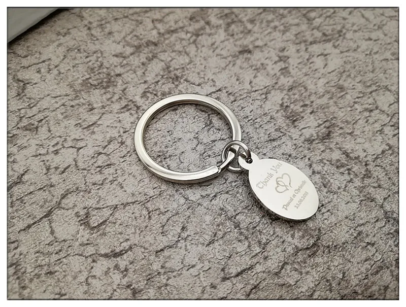 100 шт персонализированный свадебный подарок для гостей заказной брелок свадьбы