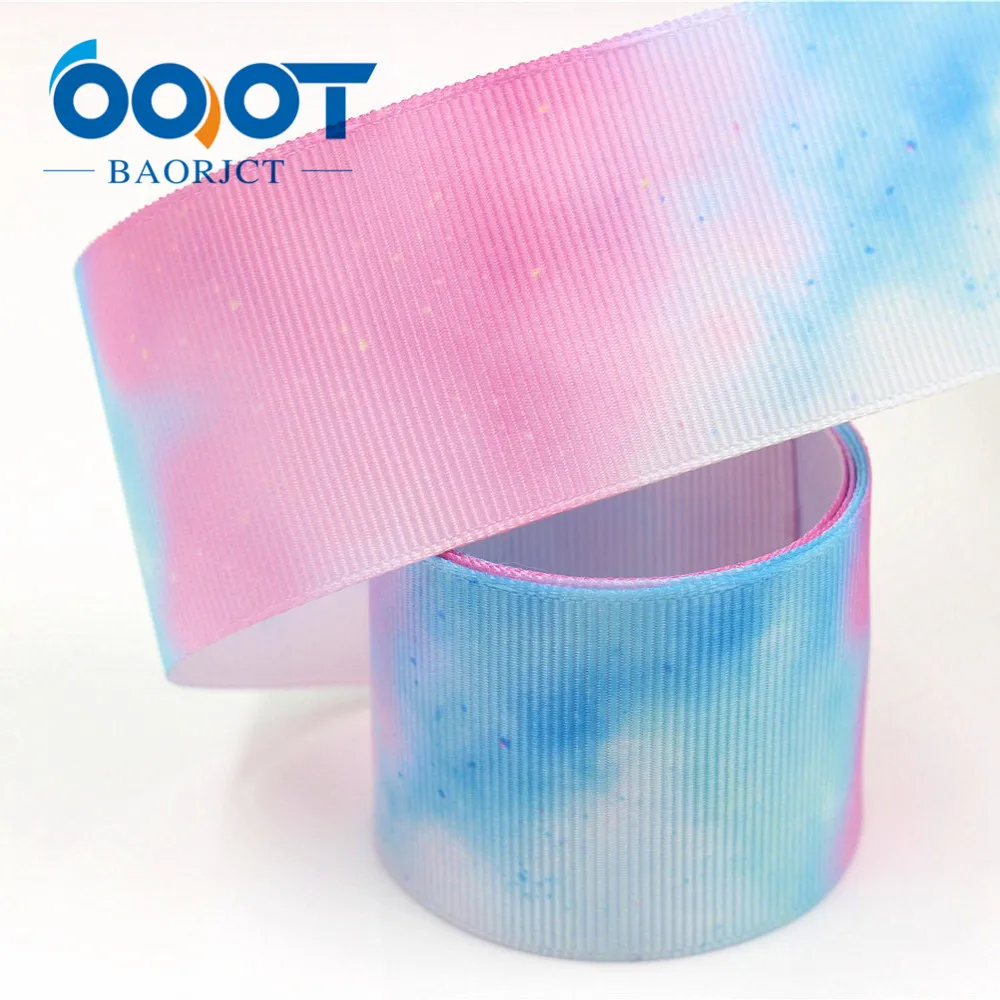 OOOT BAORJCT G-18523-262 38 мм 10 ярдов разноцветные ленты Термотрансферная печать решетка