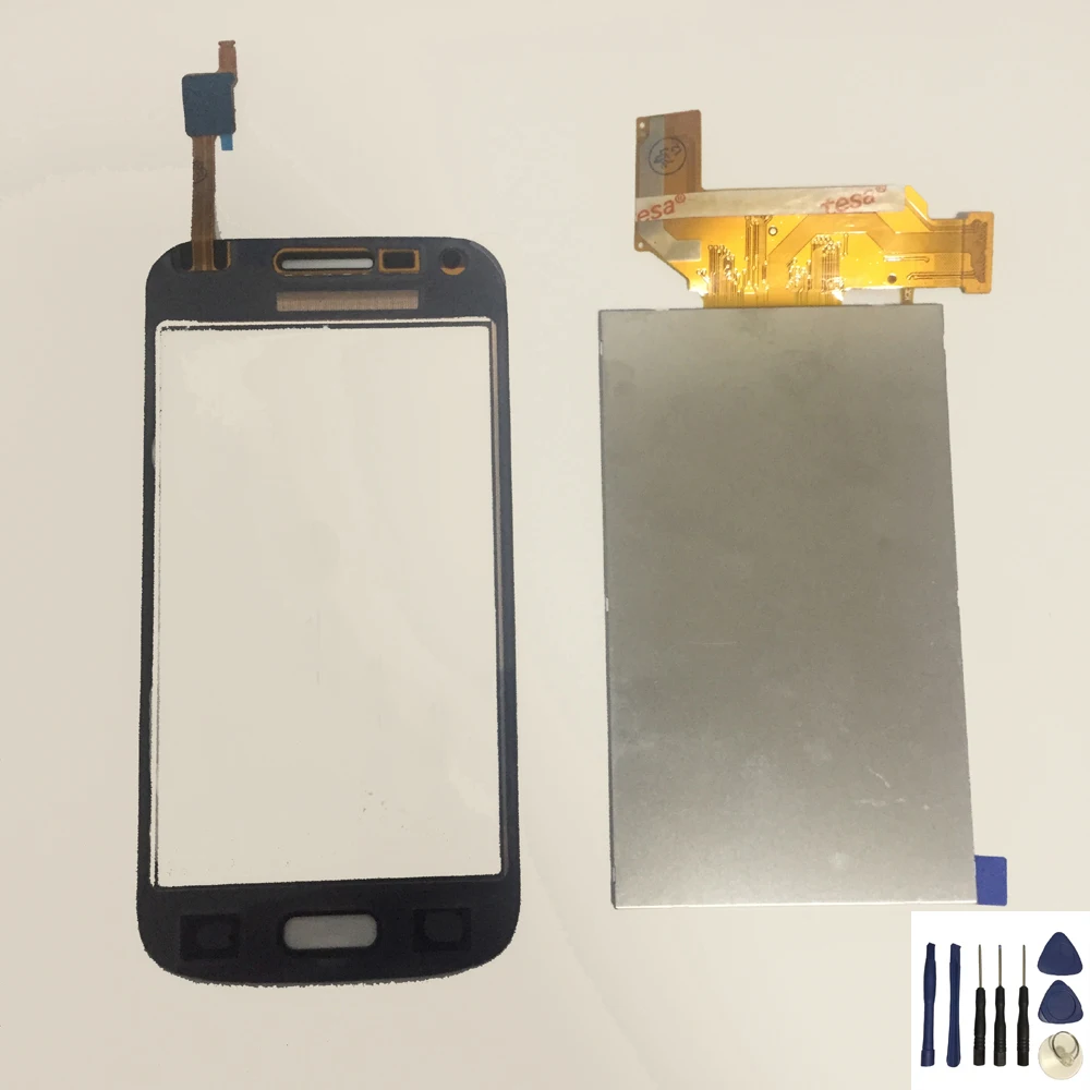 Для SAMSUNG GALAXY Core Plus SM G350E Duos Сенсорная панель дигитайзер датчик + ЖК дисплей монитор