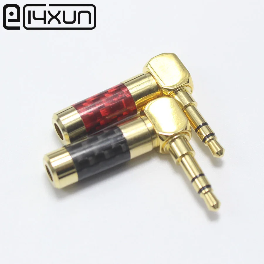 2 шт./Лот высококачественный 3 5 мм полюсный стерео штекер угол 90 градусов