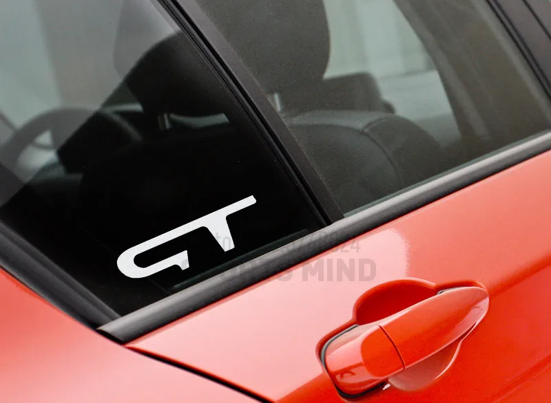 2 шт. настраиваемая GT оклейка автомобилей для renault dacia duster Megane Captur Clio Sandero Kadjar внешние аксессуары