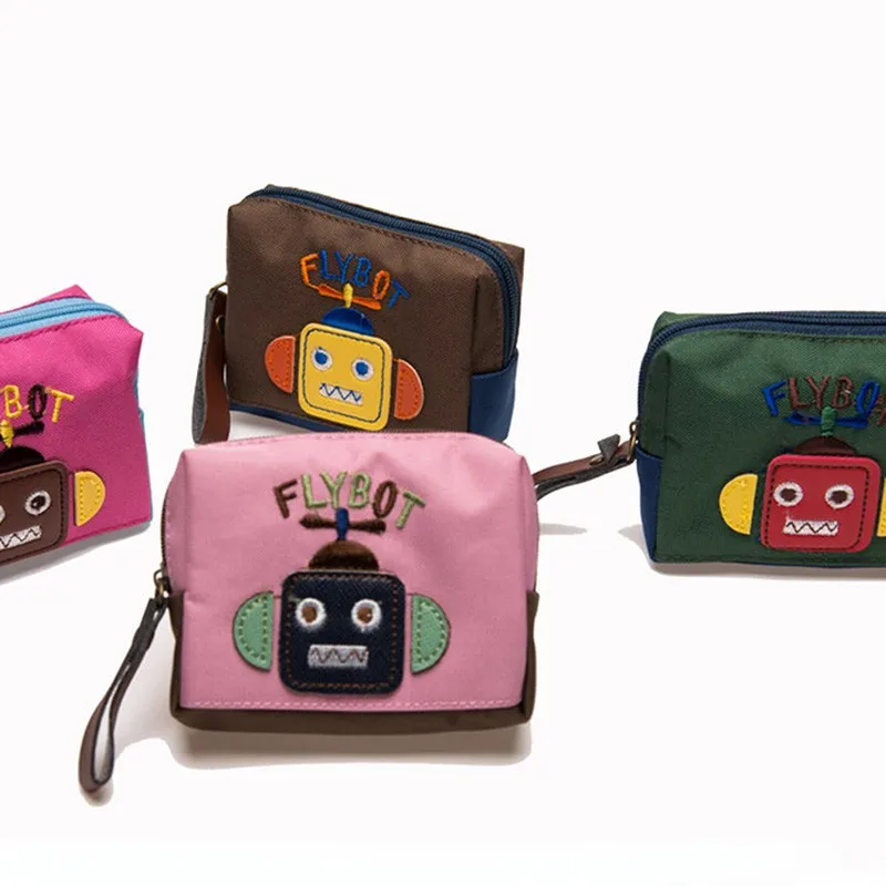 Женский креативный машинный холщовый Кошелек для монет с рисунком мальчиков