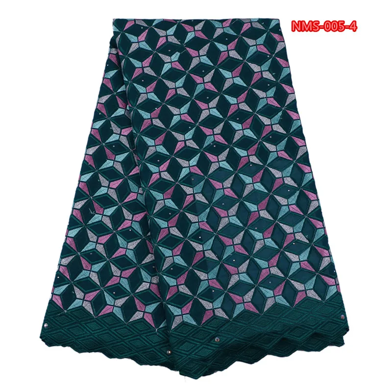 Фиолетовый высокого качества кружевная вуаль с порошковым синий узор 5 ярдов/шт