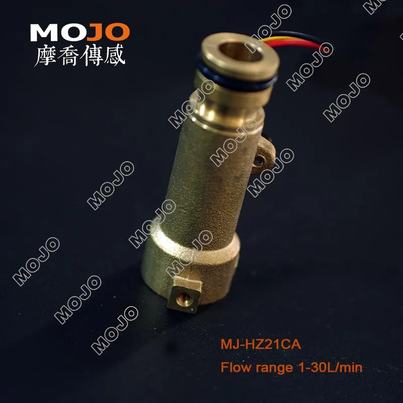 

MJ-HZ21CA Hall Flow Sensor G1/2'' Water-cycling System Brass Material 1-30L/min 10pcs/lot