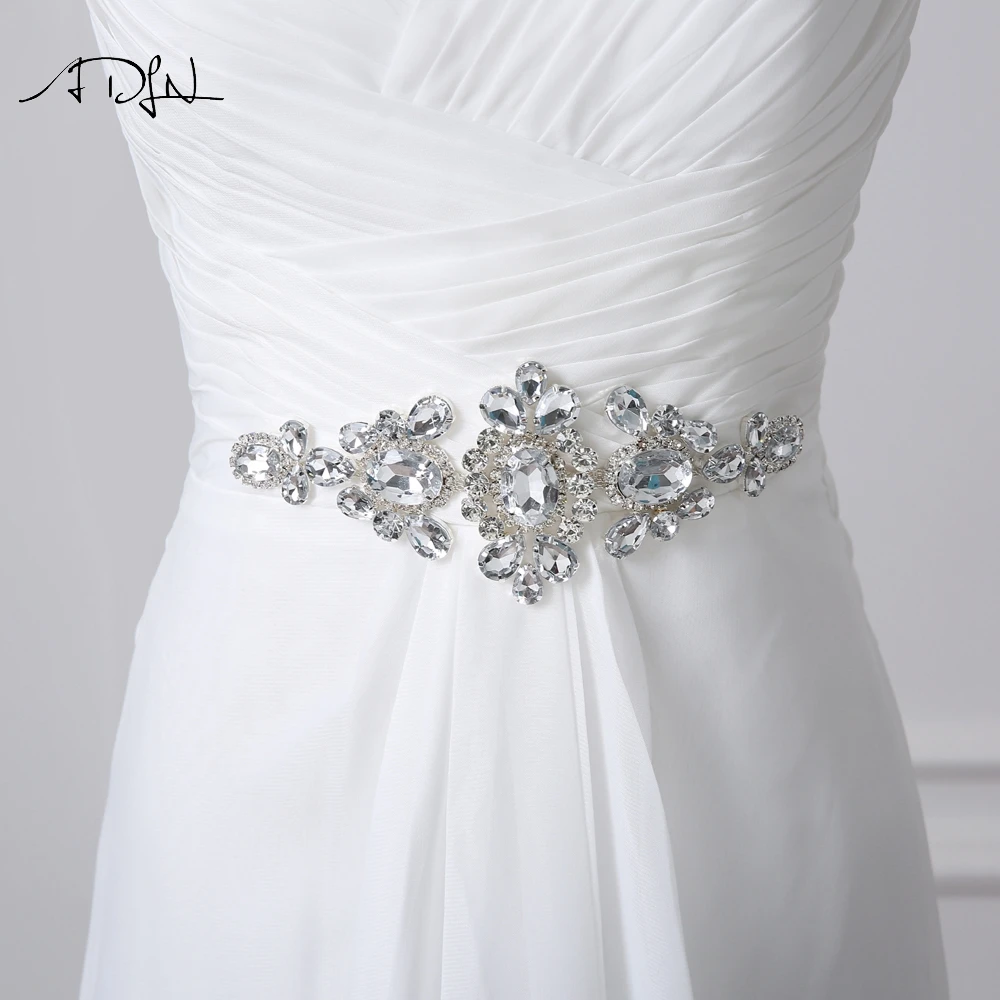 Женское свадебное платье ADLN шифоновое размера плюс со шнуровкой и стразами до 50