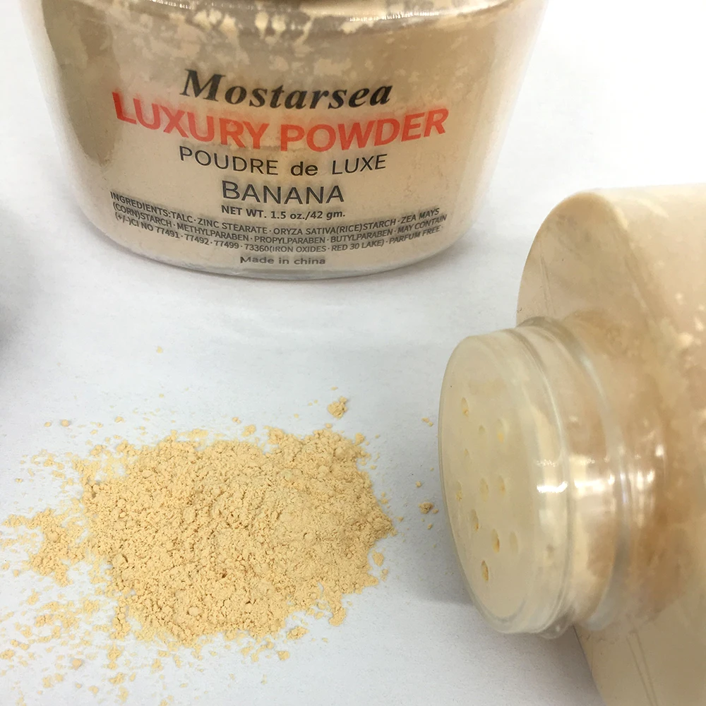 Бренд косметики Для женщин макияж Свободные банан порошок 1.5 унц. бутылки