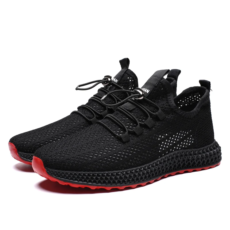 Кроссовки мужские сетчатые Дышащие Беговые кроссовки легкие модные спортивные