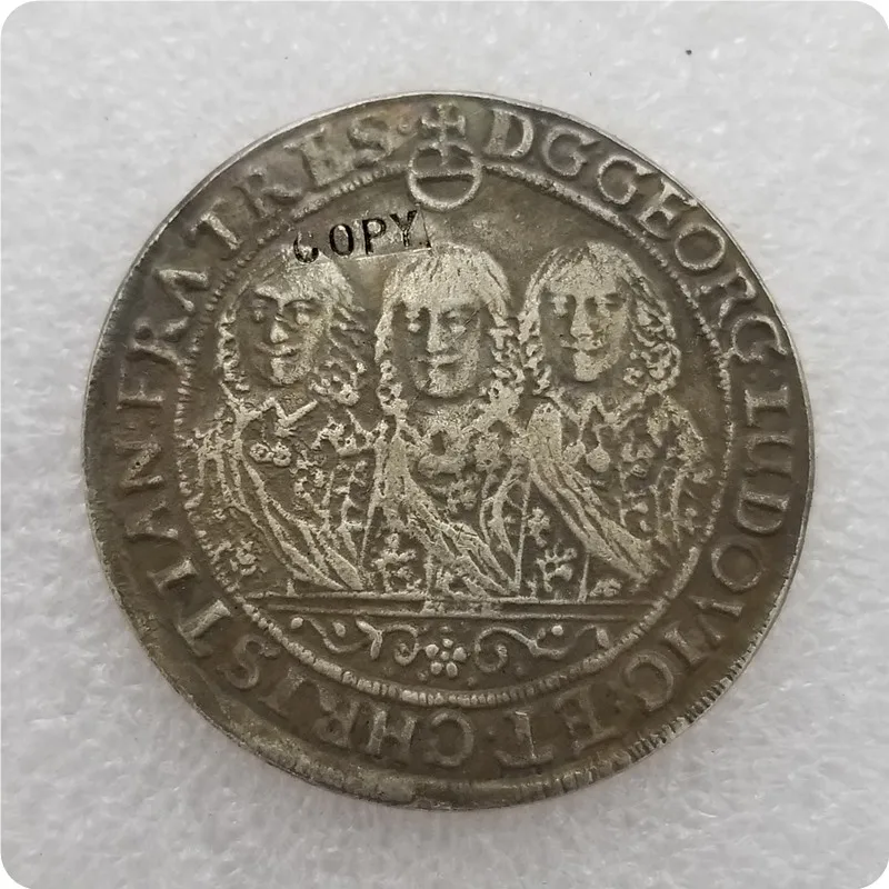 THALER 1652 GEORGIVS LUDOVIC CHRISTIAN копия монет памятные монеты коллекционные