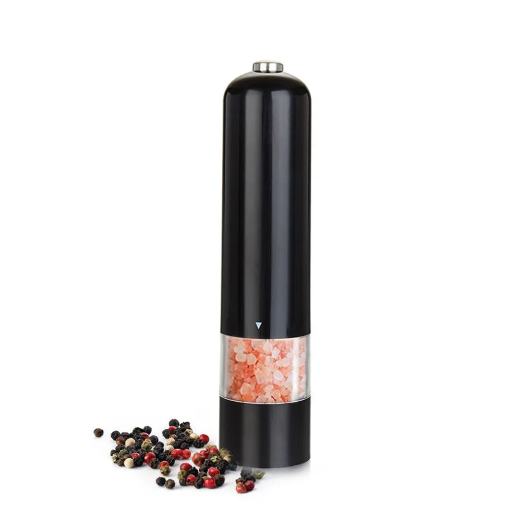 Electric salt and pepper grinder set with LED light battery operated mill adjustable coarseness | Дом и сад