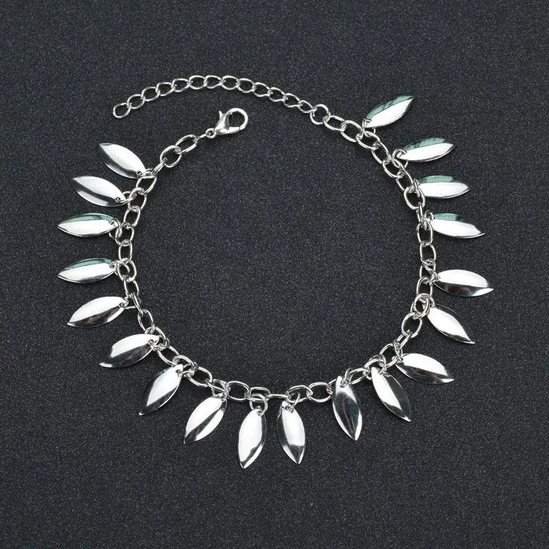 Летние пляжные браслеты на ногу для женщин аксессуары ног золотистого и