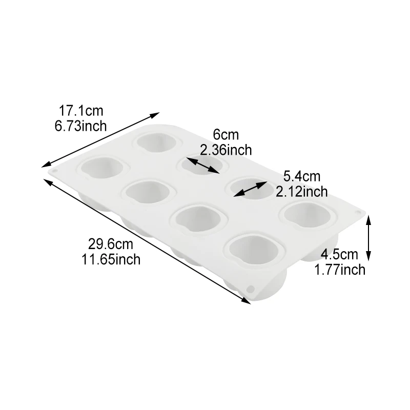 FILBAKE Новые 8 ровные Фрукты Яблоко шаблон форма для Мусса Сделай Сам выпечки