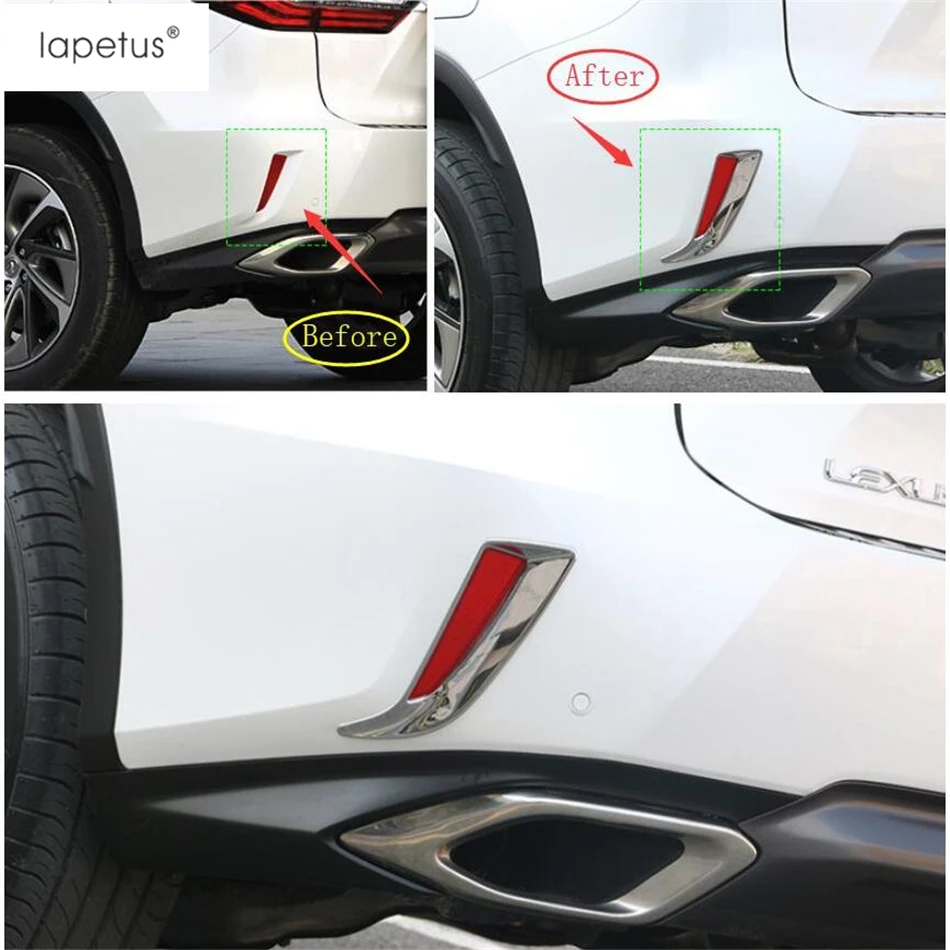 Аксессуары Lapetus подходят для Lexus RX RX450H 2016 - 2020 ABS хромированные задние